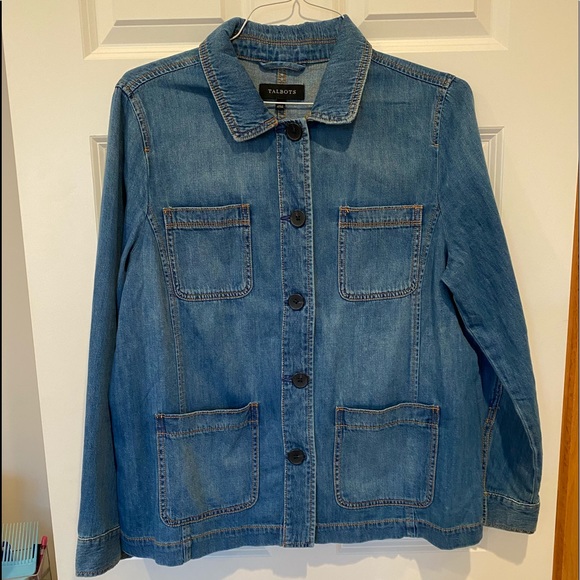Talbots Jackets & Blazers - Talbots denim barn coat jacket L